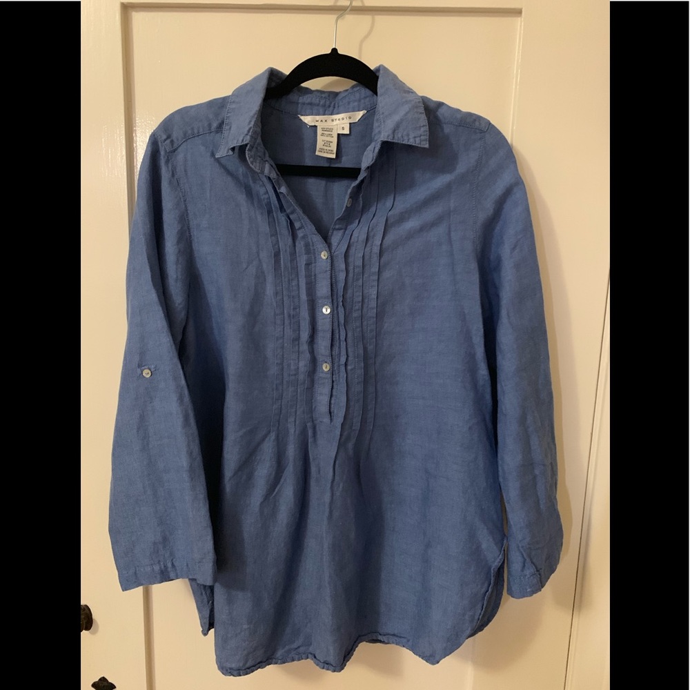 Oversized denim shirt/dress